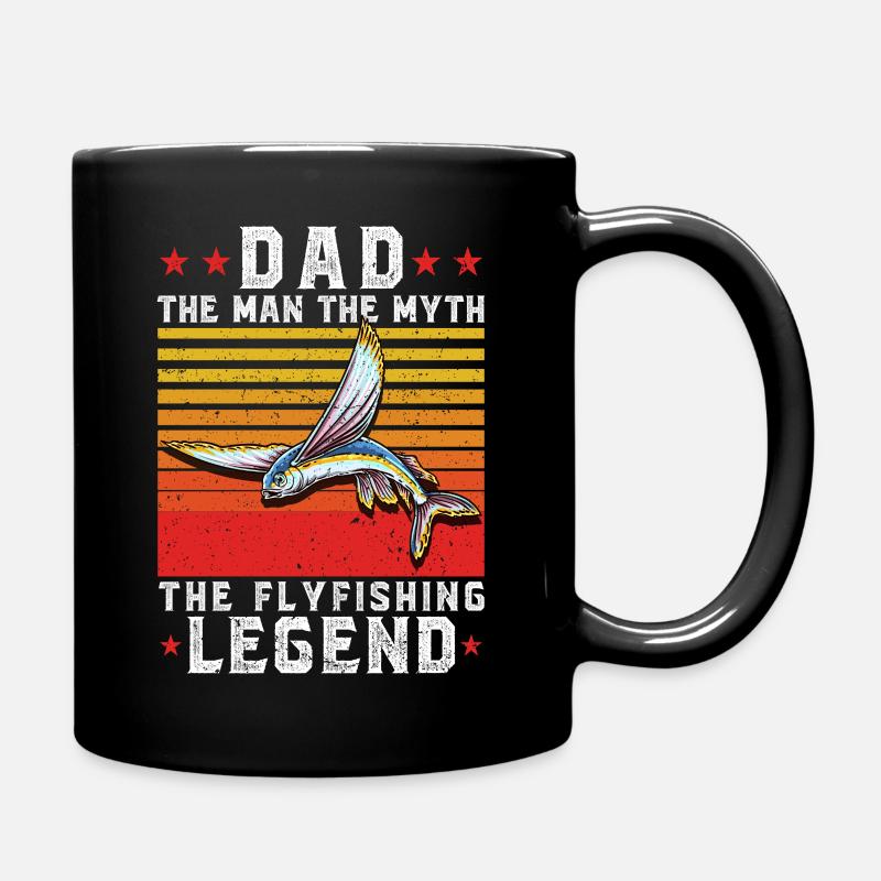 La légende de la pêche à la mouche - Mug uni - noir