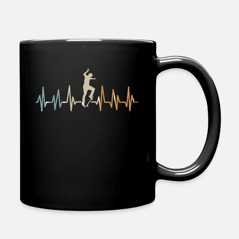 Skateboard - Tasse einfarbig - Schwarz