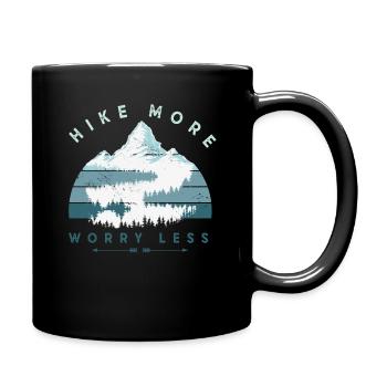 Randonnée Randonnée Randonneurs Escalade Alpinistes - Mug uni - noir - Droite