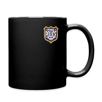 Swimming Swimmer Swim Pool Police - Full Colour Mug - black - Right
