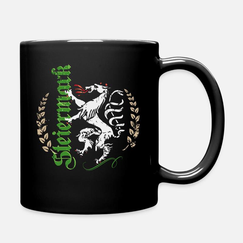 Steiermark - Tasse einfarbig - Schwarz
