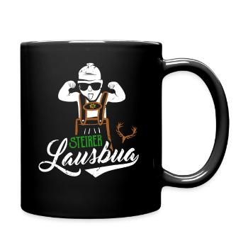 Steiermark Lausbua Steirerbua Steirer Bua - Tasse einfarbig - Schwarz - Rechts