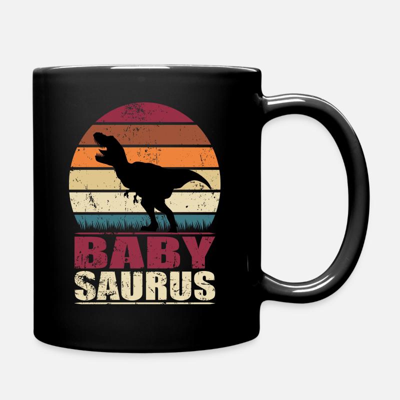 BébéSaurus dinosaure Bébé Dino naissance - Mug uni - noir