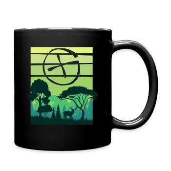 Geocaching Container Treasure Hunting GPS Map Geoc - Tasse einfarbig - Schwarz - Rechts