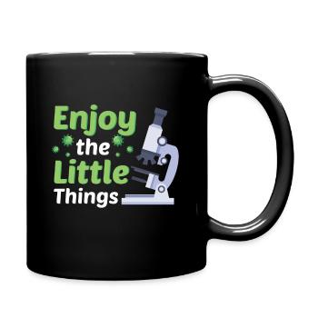 Microbiology Biology Student Biologist Laboratory - Full Colour Mug - black - Right