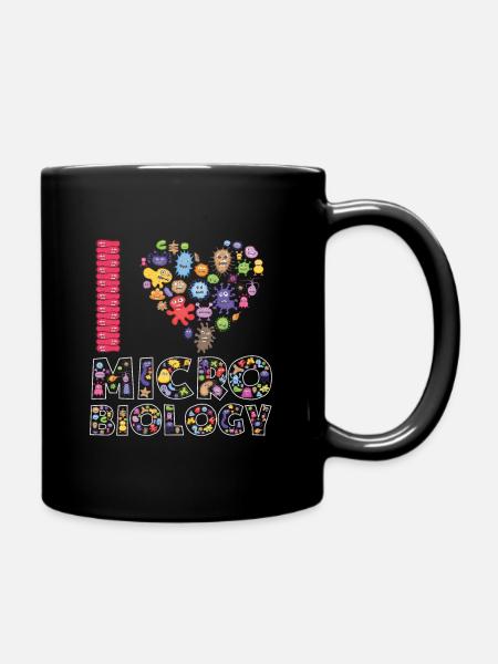 Microbiologie biologie Étudiant Biologiste laboratoire - Mug uni - noir