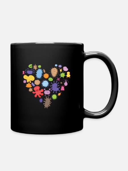 Microbiologie biologie Étudiant Biologiste laboratoire - Mug uni - noir