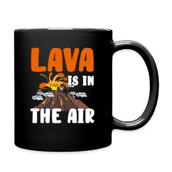 Vulkan - Tasse einfarbig - Schwarz - Rechts