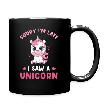 unicorn - Full Colour Mug - black - Right