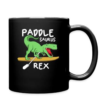 Paddle Saurus Rex SUP Dino Paddle Boarding Stand - Tasse einfarbig - Schwarz - Rechts