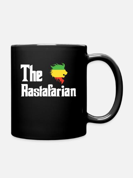 Rastafari - Tasse einfarbig - Schwarz