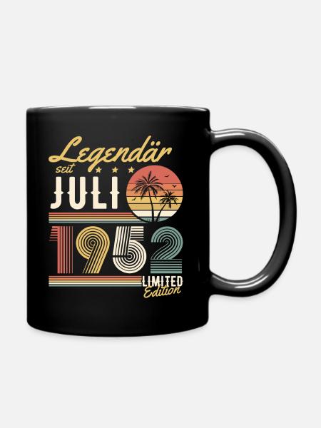 Legendär Seit Juli 1952 Limited Edition - Tasse einfarbig - Schwarz