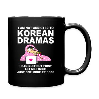 K-Pop Korea-Popmusik Kdrama Kpop Korea Koreanisch - Tasse einfarbig - Schwarz - Rechts