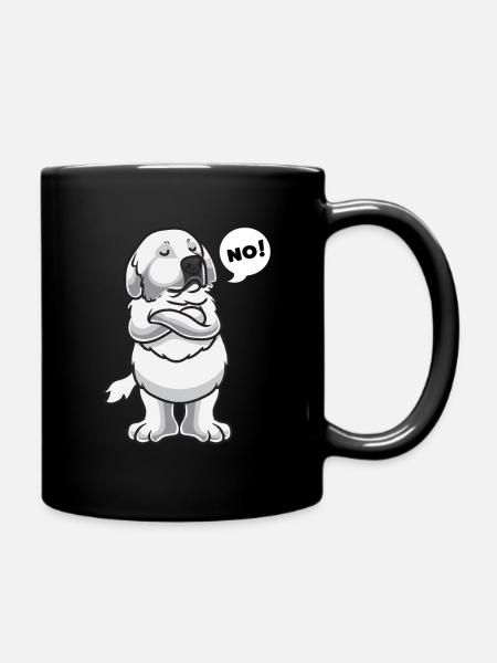 Chien de Montagne des Pyrénées Chien Pyrénéen - Mug uni - noir