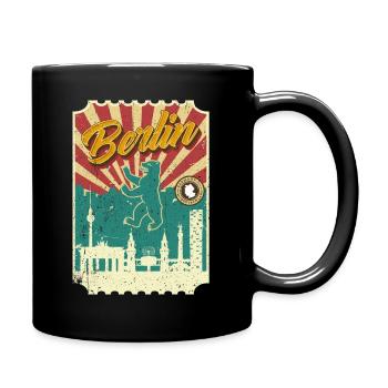 Berlin - Full Colour Mug - black - Right
