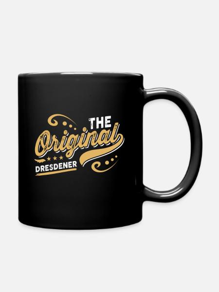 The original Dresdener - Tasse einfarbig - Schwarz