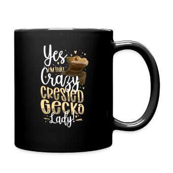 Yes! I'M That Crazy Crested Gecko - Tasse einfarbig - Schwarz - Rechts