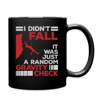 Rock Climbing Climber I Didn'T - Tasse einfarbig - Schwarz - Rechts
