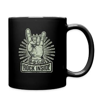 Rock & Roll Gitarren Spieler Rock and Roll - Mug uni - noir - Droite