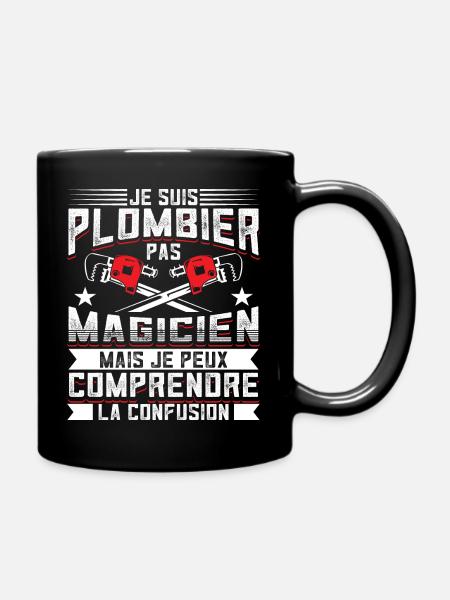 Plombier Humour Plombiers - Mug uni - noir