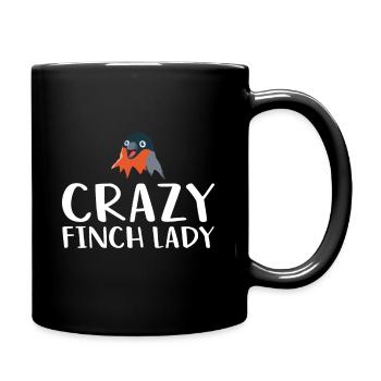 Finches Bird Owners Bird Pet Birds Finch - Full Colour Mug - black - Right