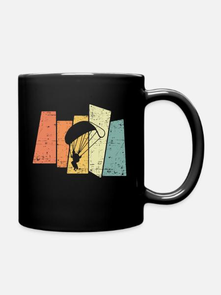 Parapente parapente Silhouette Skyglider - Mug uni - noir
