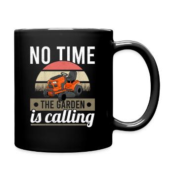 The Garden Is Calling Mower Lawnmower Gardening - Mug uni - noir - Droite