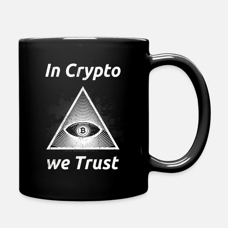 Bitcoin - Full Colour Mug - black