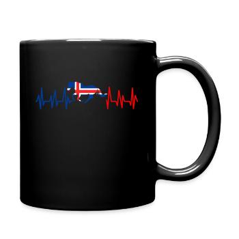 Icelandic Horse Gift Horse Pony Tölt Iceland Horse - Full Colour Mug - black - Right