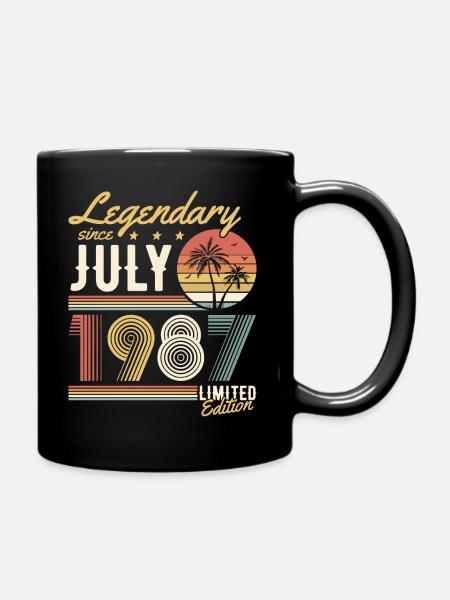 Legendary Since July 1987 Limited Edition - Full Colour Mug - black