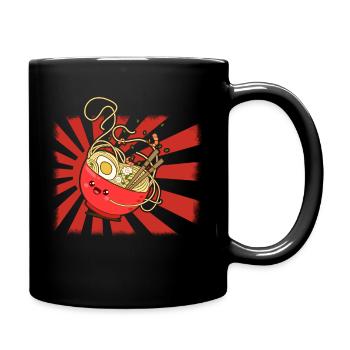 Ramen - Tasse einfarbig - Schwarz - Rechts