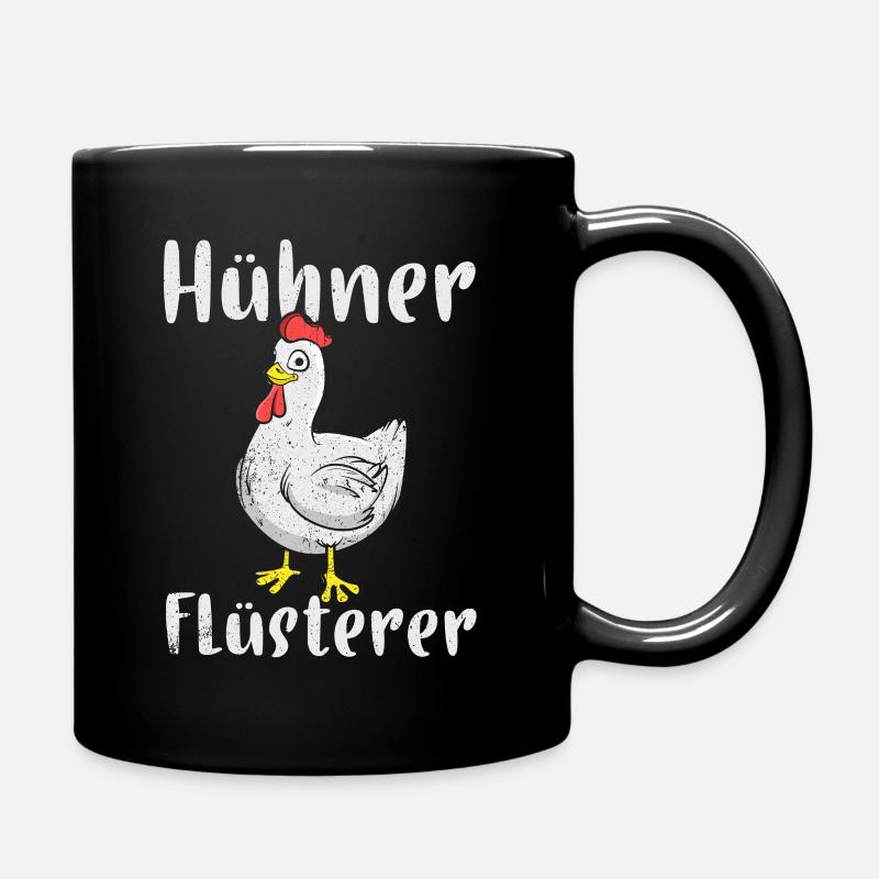 Huhn - Tasse einfarbig - Schwarz