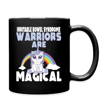 Irritable Syndrome Awareness Periwinkle Ribbon - Mug uni - noir - Droite