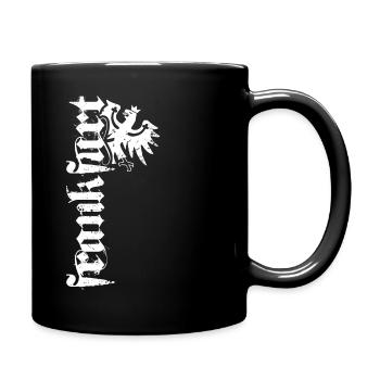 Frankfurt Frankfurter Jungs Fußball Fan Fußballfan - Tasse einfarbig - Schwarz - Rechts