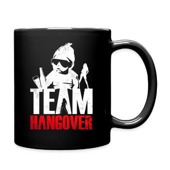 Team Hangover Männer JGA Shirts Herren Party Baby - Tasse einfarbig - Schwarz - Rechts