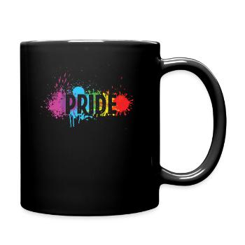 LGBT Rainbow Pride - Mug uni - noir - Droite