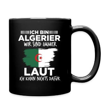 Lauter Algerier Algerisch Algerien Geschenk - Tasse einfarbig - Schwarz - Rechts