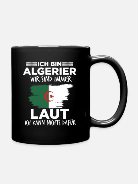 Lauter Algerier Algerisch Algerien Geschenk - Tasse einfarbig - Schwarz