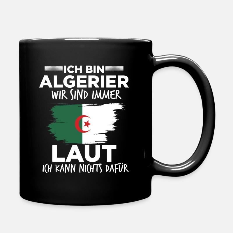 Lauter Algerier Algerisch Algerien Geschenk - Tasse einfarbig - Schwarz