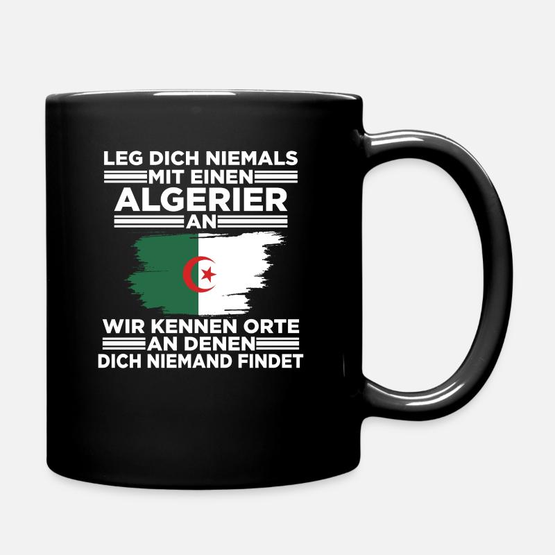 Algerier Algerien Algerisches Geschenk - Tasse einfarbig - Schwarz