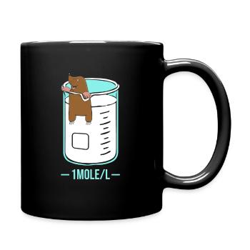 One Mole Per litre Chimie Science Chimiste - Mug uni - noir - Droite