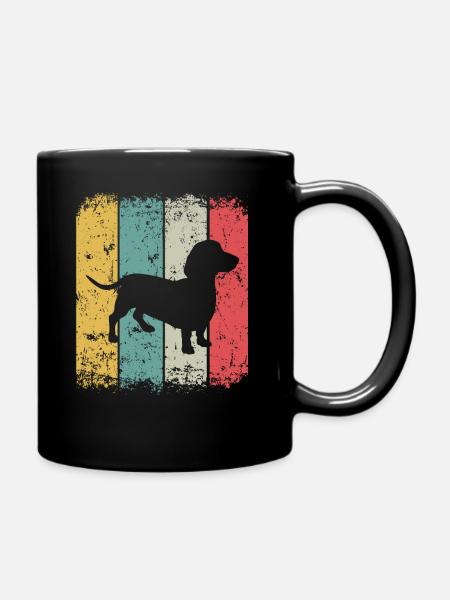 Blaireau chien chien propriétaire chien chien teckel chiot - Mug uni - noir
