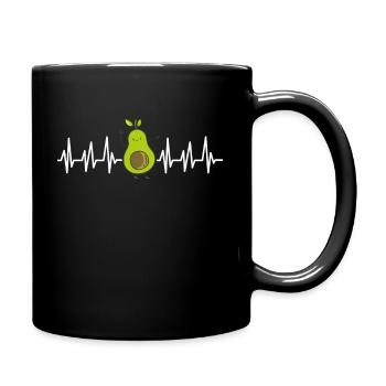 Avocado - Mug uni - noir - Droite