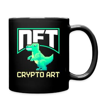 Non-fungible tokens NFTs crypto stocks NFT CRYPTO - Full Colour Mug - black - Right