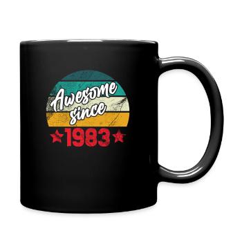 Awesome 1983 Anniversaire retro Millésime cadeau - Mug uni - noir - Droite