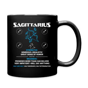 Sagittaire Astrologie - Mug uni - noir - Droite