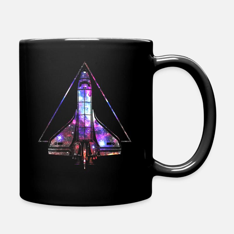 Space Shuttle - Tasse einfarbig - Schwarz