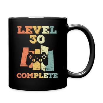 30ème anniversaire homme 30 ans Niveau 30 1991 - Mug uni - noir - Droite