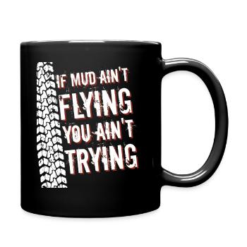 Motocross Dirt Bike Biker Motorcycle Motorsport - Full Colour Mug - black - Right