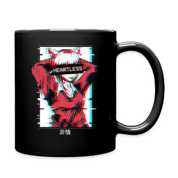 Heartless Anime Girl Vaporwave Aesthetic Otaku - Mug uni - noir - Droite